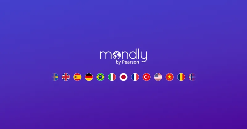 Logo Mondly by Pearson (Learn Languages Online)