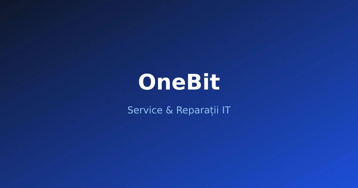 Logo ONEBIT IT SERVICE SRL
